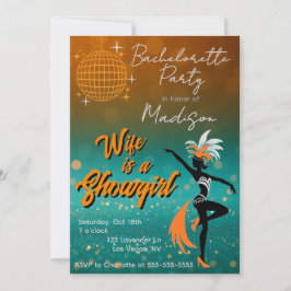 Einladung von Showgirl