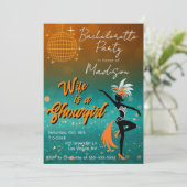 Einladung von Showgirl (Stehend Vorderseite)