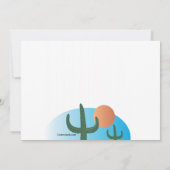 Einladung von Siesta (Rückseite)