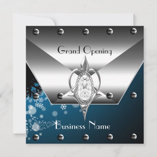 Einladung von Silberdiamanten (Vorderseite)