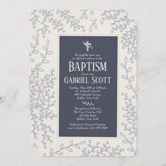 Einladung von Silver Leaf (Vorne/Hinten)