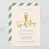 Einladung von Sip & Shop (Vorne/Hinten)