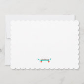 Einladung von Skateboardern (Rückseite)