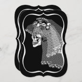 Einladung von Skull Bride (Vorne/Hinten)