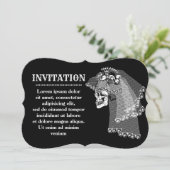Einladung von Skull Bride (Stehend Vorderseite)