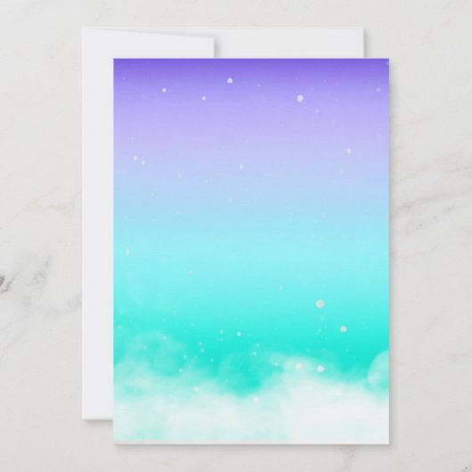 Einladung von Sky Design Wedding (Rückseite)