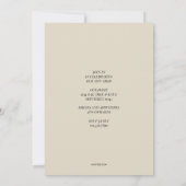 Einladung von Sleek Grad Abschluss (Rückseite)