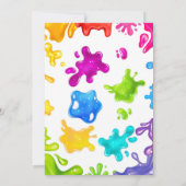 Einladung von Slime Birthday (Rückseite)