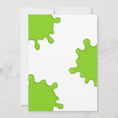 Einladung von Slime Birthday (Rückseite)