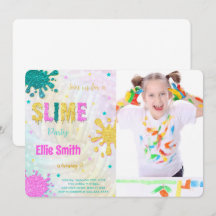 Einladung von Slime Foto