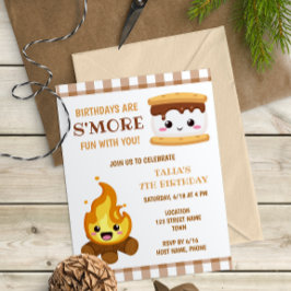 Einladung von Smores zum Geburtstag