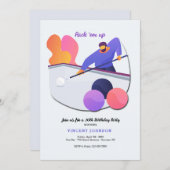 Einladung von Snooker (Vorne/Hinten)