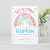 Einladung von Snow Cone zum Geburtstag (Stehend Vorderseite)