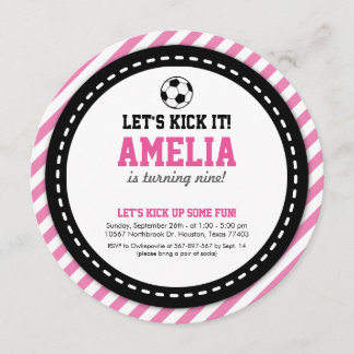 Einladung von Soccer Girl zum Geburtstag