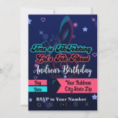 Einladung von Social Media zum Geburtstag, App für (Vorderseite)