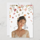 Einladung von Soft Petal Rain Bridal Dusche (Rückseite)