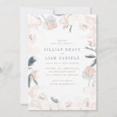 Einladung von Soft Pink Peony Wedding (Vorderseite)