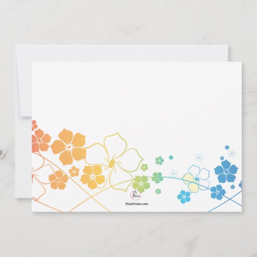 Einladung von Sommerkindern (Rückseite)