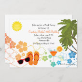 Einladung von Sommerkindern (Vorne/Hinten)