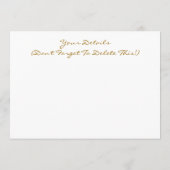 EINLADUNG VON SONNENBLUMEN (Rückseite)