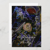 EINLADUNG VON SONNENBLUMEN (Vorne/Hinten)