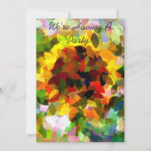 EINLADUNG VON SONNENBLUMEN (Vorderseite)