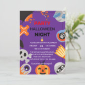 Einladung von Spellbound-Halloween-Party (Stehend Vorderseite)