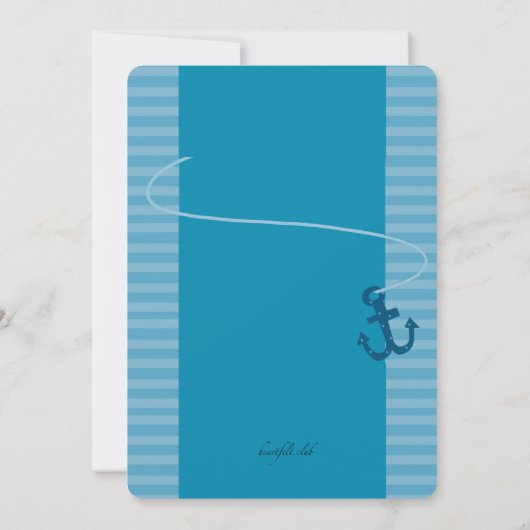 Einladung von Spielzeugbooten (Rückseite)