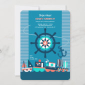 Einladung von Spielzeugbooten (Vorderseite)