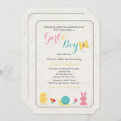 Einladung von Spring Critters (Vorne/Hinten)