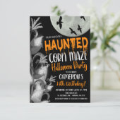 Einladung von Spuk Mais (Stehend Vorderseite)