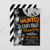 Einladung von Spuk Mais (Vorne/Hinten)