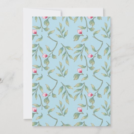 Einladung von Spun Sugar und Gossamer Pink (Rückseite)