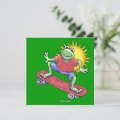 Einladung von SRF zu Skateboarding Froggy (Stehend Vorderseite)