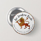 Einladung von Sri Lanka Button (Vorne & Hinten)