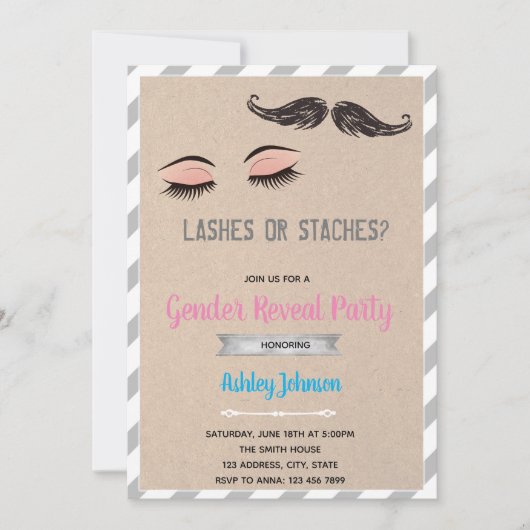 Einladung von Staaten oder Strichen (Vorderseite)