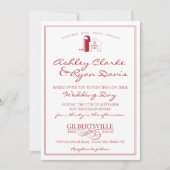 Einladung von Stall Wedding (Vorderseite)