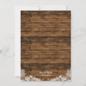 Einladung von Stallholz und Spitzen-Polterabend (Rückseite)