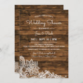 Einladung von Stallholz und Spitzen-Polterabend (Vorne/Hinten)