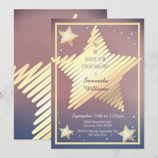 Einladung von Star Birthday