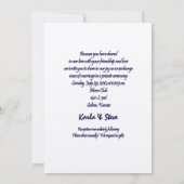 Einladung von Star Wedding (Rückseite)