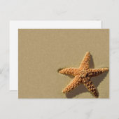 Einladung von Starfish Tropical Event Beach Postkarte (Vorne/Hinten)