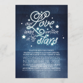 Einladung von Stars Hochzeit