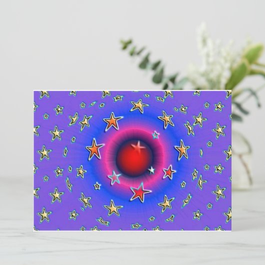 Einladung von Sternen (Stehend Vorderseite)