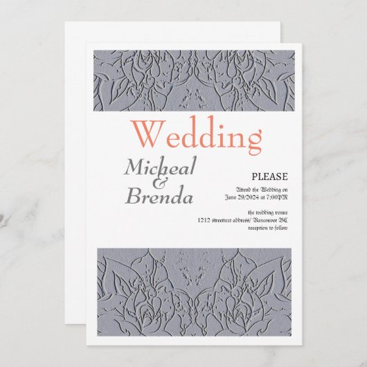 Einladung von Stone Rose (Vorne/Hinten)