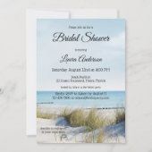 Einladung von Strand und Dunes Bridal Dusche (Vorderseite)