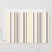 Einladung von Streifen und Babydusche (CA) (Rückseite)