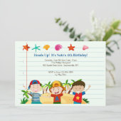 Einladung von Summer Boys (Stehend Vorderseite)