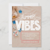 Einladung von Summer Vibes (Vorderseite)