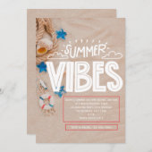 Einladung von Summer Vibes (Vorne/Hinten)